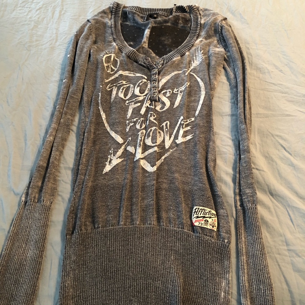 Affliction Sweater/Dress